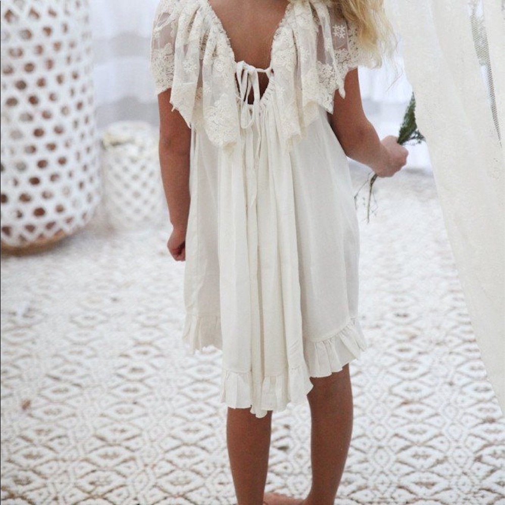 Tea Princess Leni dress with nude briefs